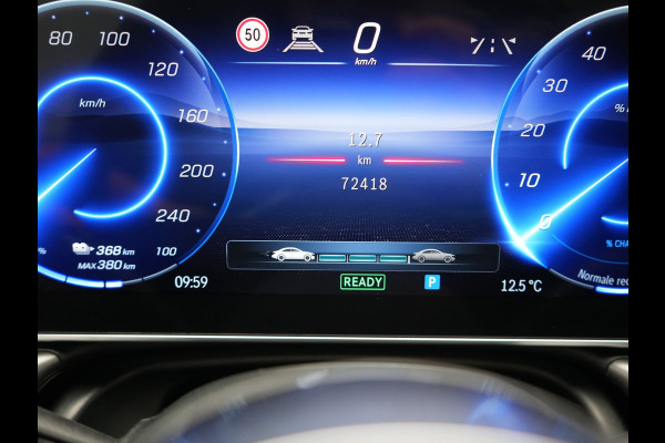 Mercedes-Benz EQE 350+ Luxury Line 91 kWh 292pk Dealer O.H. | SOH 97,5% | Panodak | Adaptive Cruise | Camera | Lederen Sportstoelen Memory & Ventilatie | Stoelen & Stuur Verwarmd | Sfeerverlichting | BLIS | Keyless | Apple Carplay | Navigatie | DAB |