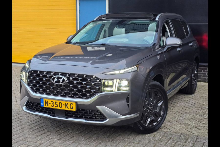 Hyundai Santa Fe 1.6 T-GDI PHEV Premium Plus Sky 7 Persoons / Schermen / Leder / Head Up / Memory / Pano / Verkoeling / Led / Pdc