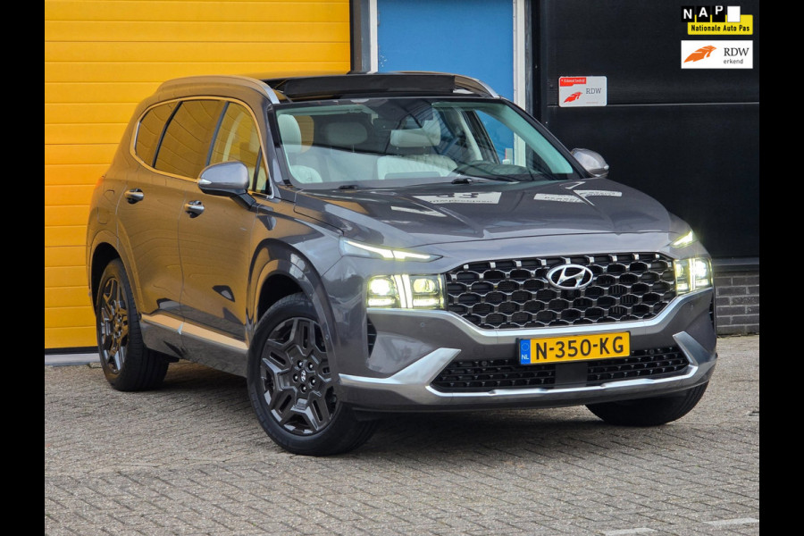 Hyundai Santa Fe 1.6 T-GDI PHEV Premium Plus Sky 7 Persoons / Schermen / Leder / Head Up / Memory / Pano / Verkoeling / Led / Pdc