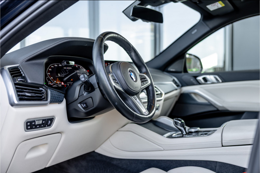 BMW X6 M50i High Executive - M Sport | Panorama | 4-wielsturing | H&K | Soft Close | 360 Camera