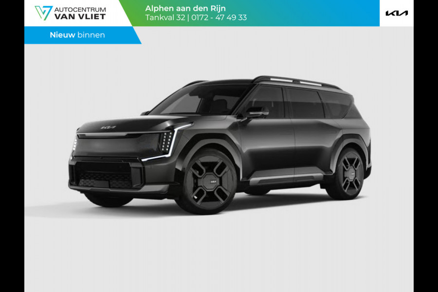 Kia EV9 GT-Line AWD 99.8 kWh PANTHERA METAL UIT VOORRAAD | 7-Pers. | 21" | Head-Up | Stoel-/Stuurverwarming | Premium Audio | Schuif-/kanteldak | Adapt. Cruise |