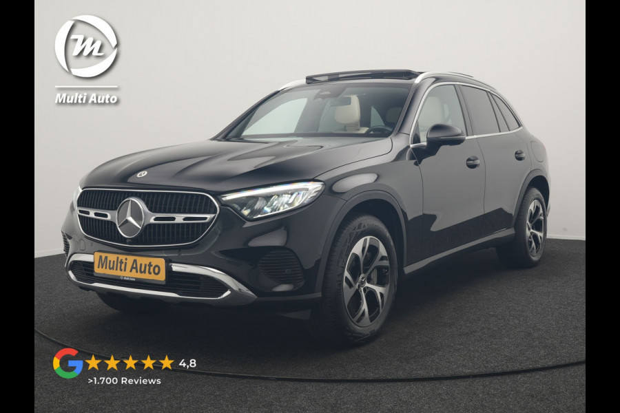 Mercedes-Benz GLC 300e 4MATIC Luxury Line PHEV Long Range 313pk Dealer O.H. | Trekhaak af Fabriek | Panodak | Sfeerverlichting | BLIS | Lederen Sportstoelen Memory & Verwarmd | Apple Carplay | Cruise Control | Navigatie | DAB | Virtual | Plug In Hybrid |