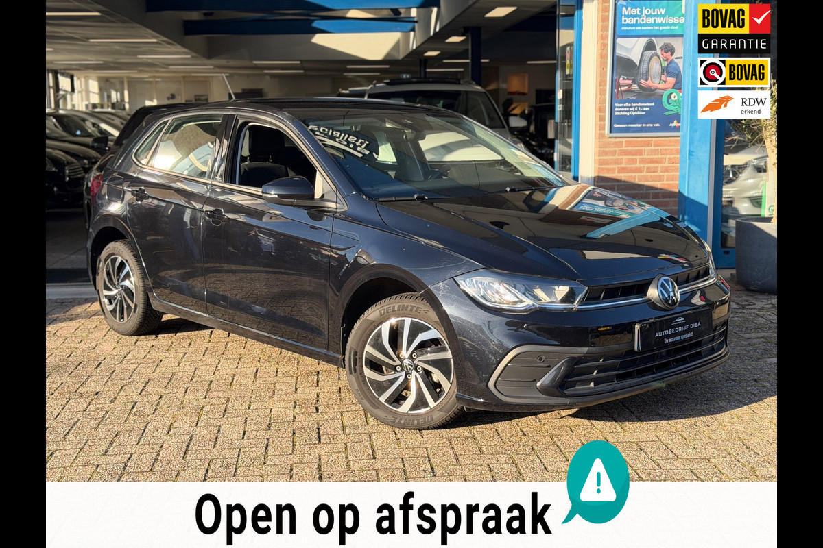 Volkswagen Polo 1.0 TSI Style 2022 ZWART NAVI CLIMA LM NAP!