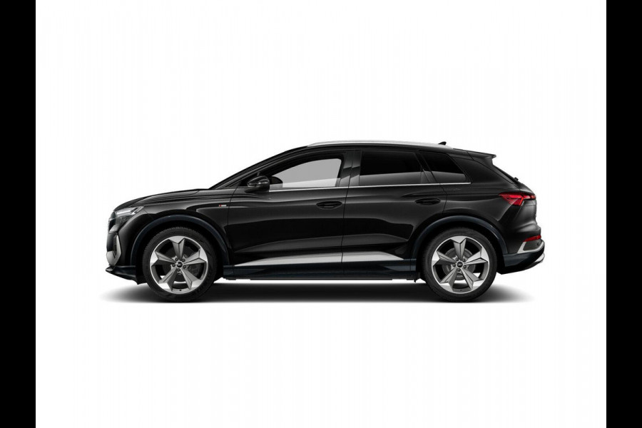 Audi Q4 e-tron 45 S Edition 82 kWh 286pk | Navigatie | Parkeercamera | 21 inch lichtmetalen velgen | Adaptive cruise controle | M<atrix Led | S-line interieur | Verlengde garantie
