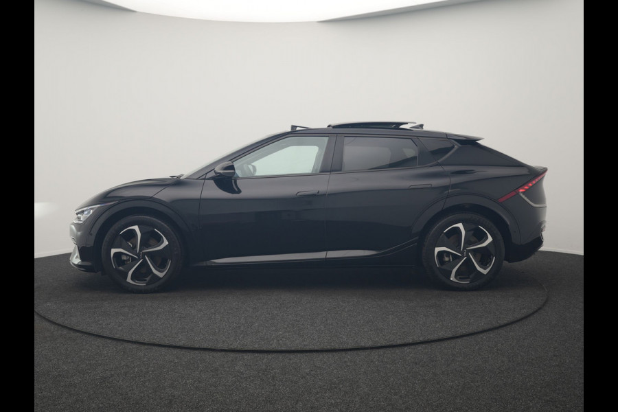 Kia Ev6 GT-Line 77.4 kWh 229pk Dealer O.H. | Panodak | Adaptive Cruise | Head Up | Meridian Audio | 360 Camera | Alcantara Sportstoelen Memory & Ventilatie | Keyless | BLIS | Stoelen & Stuur Verwarmd | Apple Carplay | Navigatie | DAB
