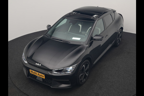 Kia Ev6 GT-Line 77.4 kWh 229pk Dealer O.H. | Panodak | Adaptive Cruise | Head Up | Meridian Audio | 360 Camera | Alcantara Sportstoelen Memory & Ventilatie | Keyless | BLIS | Stoelen & Stuur Verwarmd | Apple Carplay | Navigatie | DAB