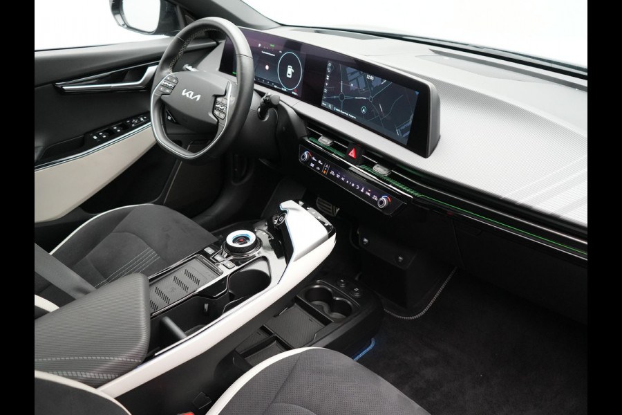 Kia Ev6 GT-Line 77.4 kWh 229pk Dealer O.H. | Panodak | Adaptive Cruise | Head Up | Meridian Audio | 360 Camera | Alcantara Sportstoelen Memory & Ventilatie | Keyless | BLIS | Stoelen & Stuur Verwarmd | Apple Carplay | Navigatie | DAB