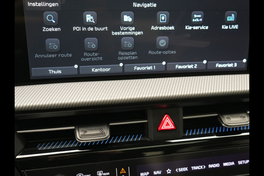 Kia Ev6 GT-Line 77.4 kWh 229pk Dealer O.H. | Panodak | Adaptive Cruise | Head Up | Meridian Audio | 360 Camera | Alcantara Sportstoelen Memory & Ventilatie | Keyless | BLIS | Stoelen & Stuur Verwarmd | Apple Carplay | Navigatie | DAB