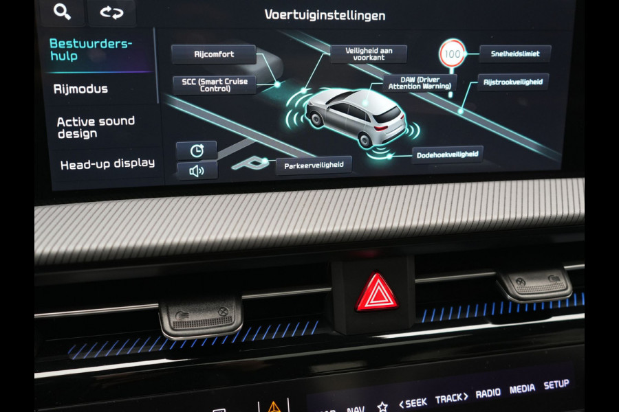 Kia Ev6 GT-Line 77.4 kWh 229pk Dealer O.H. | Panodak | Adaptive Cruise | Head Up | Meridian Audio | 360 Camera | Alcantara Sportstoelen Memory & Ventilatie | Keyless | BLIS | Stoelen & Stuur Verwarmd | Apple Carplay | Navigatie | DAB