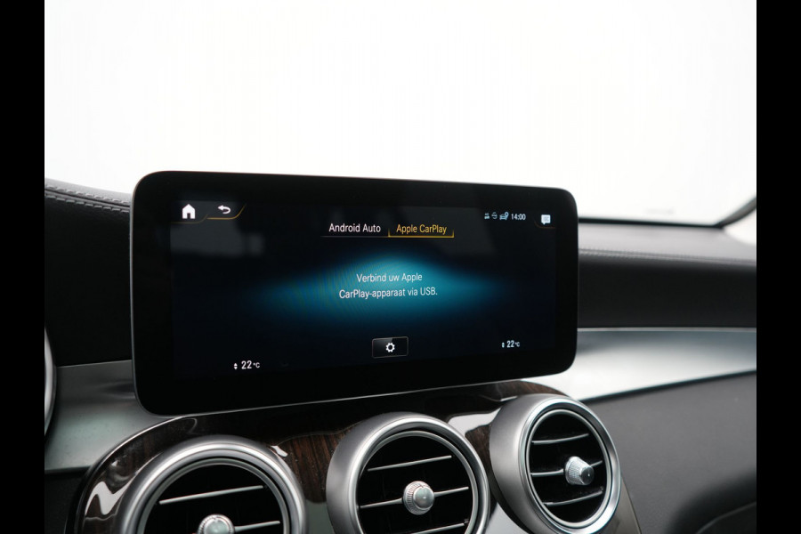 Mercedes-Benz GLC 300e 4MATIC Business Solution Luxury PHEV 320pk Dealer O.H. | SOH 88,1% | Panodak | Adaptive Cruise | Head Up | 360 Camera | Lederen Comfortstoelen Memory & Massage | Keyless | BLIS | Apple Carplay | Stoelverwarming | Virtual | Navigatie | DAB | Plug