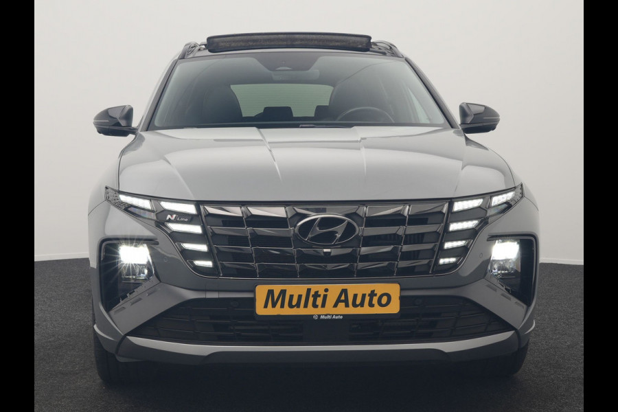 Hyundai Tucson 1.6 T-GDI PHEV N Line Sky 4WD 265pk Dealer O.H. | SOH 97,2% | Panodak | Adaptive Cruise | 360 Camera | Alcantara Sportstoelen Memory & Ventilatie | Keyless | BLIS | Stoelen & Stuur Verwarmd | Apple Carplay | Navigatie | DAB | Plug In Hybri