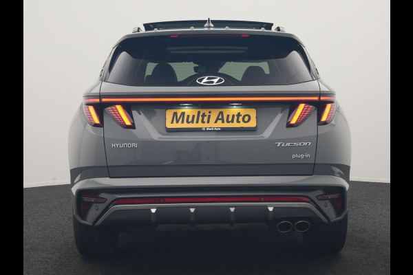 Hyundai Tucson 1.6 T-GDI PHEV N Line Sky 4WD 265pk Dealer O.H. | SOH 97,2% | Panodak | Adaptive Cruise | 360 Camera | Alcantara Sportstoelen Memory & Ventilatie | Keyless | BLIS | Stoelen & Stuur Verwarmd | Apple Carplay | Navigatie | DAB | Plug In Hybri