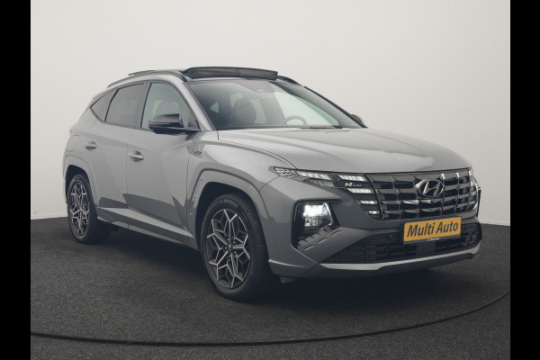 Hyundai Tucson 1.6 T-GDI PHEV N Line Sky 4WD 265pk Dealer O.H. | SOH 97,2% | Panodak | Adaptive Cruise | 360 Camera | Alcantara Sportstoelen Memory & Ventilatie | Keyless | BLIS | Stoelen & Stuur Verwarmd | Apple Carplay | Navigatie | DAB | Plug In Hybri
