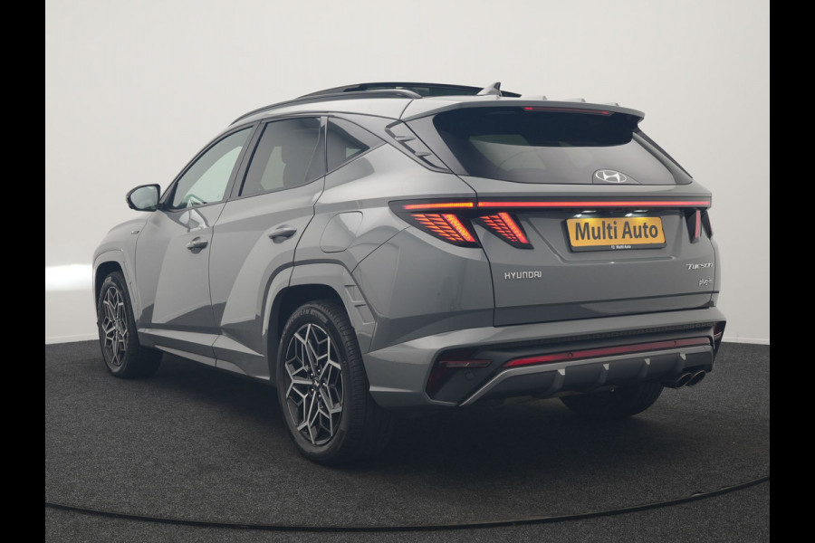 Hyundai Tucson 1.6 T-GDI PHEV N Line Sky 4WD 265pk Dealer O.H. | SOH 97,2% | Panodak | Adaptive Cruise | 360 Camera | Alcantara Sportstoelen Memory & Ventilatie | Keyless | BLIS | Stoelen & Stuur Verwarmd | Apple Carplay | Navigatie | DAB | Plug In Hybri