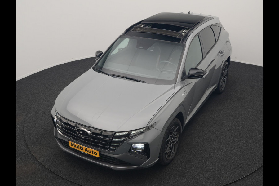 Hyundai Tucson 1.6 T-GDI PHEV N Line Sky 4WD 265pk Dealer O.H. | SOH 97,2% | Panodak | Adaptive Cruise | 360 Camera | Alcantara Sportstoelen Memory & Ventilatie | Keyless | BLIS | Stoelen & Stuur Verwarmd | Apple Carplay | Navigatie | DAB | Plug In Hybri