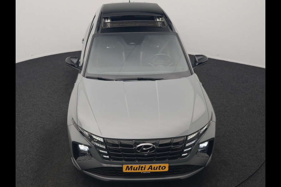Hyundai Tucson 1.6 T-GDI PHEV N Line Sky 4WD 265pk Dealer O.H. | SOH 97,2% | Panodak | Adaptive Cruise | 360 Camera | Alcantara Sportstoelen Memory & Ventilatie | Keyless | BLIS | Stoelen & Stuur Verwarmd | Apple Carplay | Navigatie | DAB | Plug In Hybri