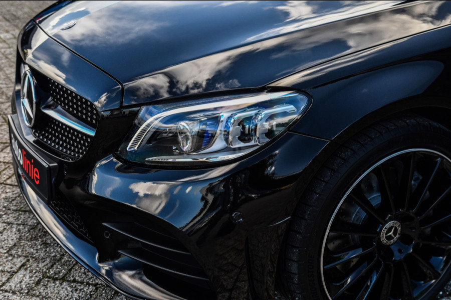 Mercedes-Benz C-Klasse 300 e AMG Night Edition, Pano, Luchtvering, Burmester, 360, Virtual, Multibeam, Keyless. CarPlay!