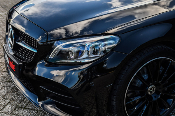 Mercedes-Benz C-Klasse 300 e AMG Night Edition, Pano, Luchtvering, Burmester, 360, Virtual, Multibeam, Keyless. CarPlay!