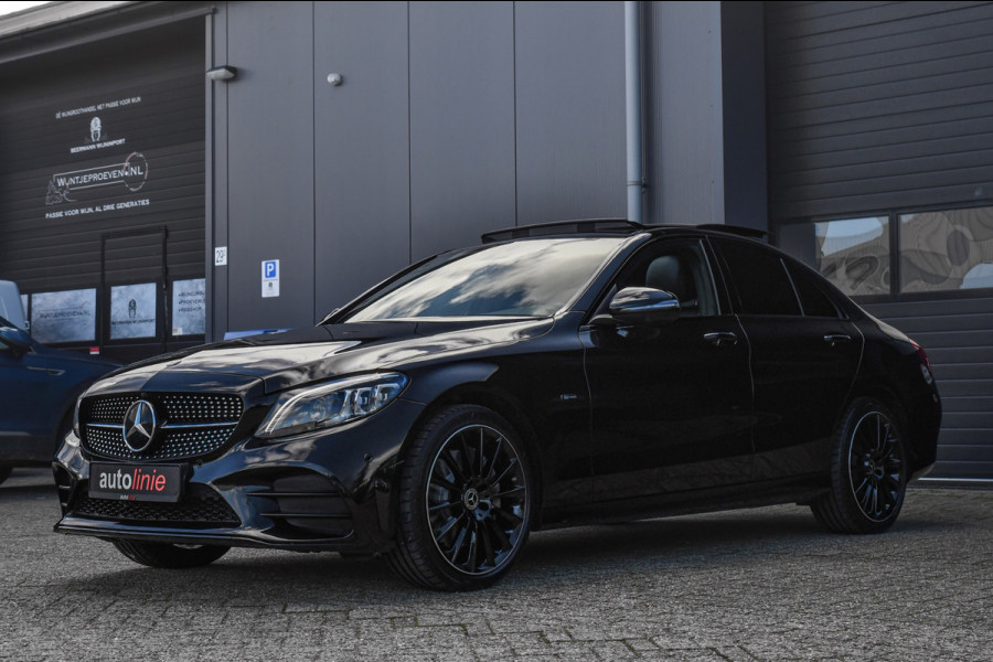 Mercedes-Benz C-Klasse 300 e AMG Night Edition, Pano, Luchtvering, Burmester, 360, Virtual, Multibeam, Keyless. CarPlay!