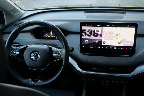 Škoda Enyaq iV 60 Org.NL el.trekhaak h.leer+stoel/stuurverw. SOH 90,43%