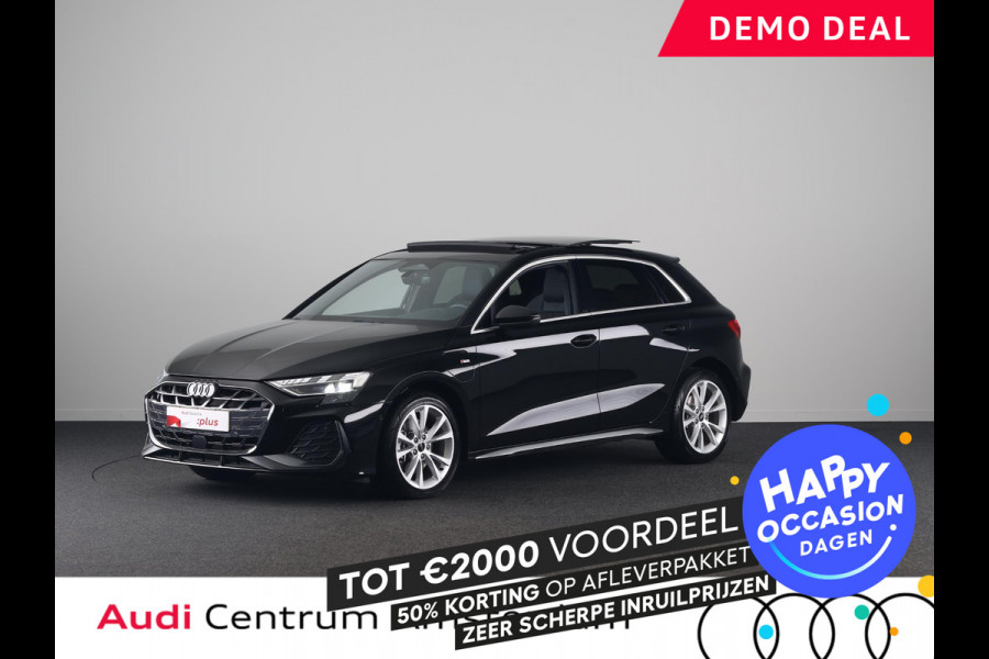 Audi A3 Sportback 40 TFSI e S edition 204pk | Panoramadak | 17 inch lichtmetalen velgen | Sonos Audio | Adaptive cruise controle | |Verlengde garantie