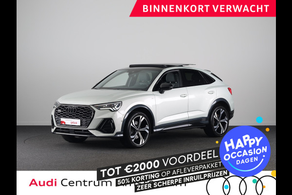 Audi Q3 Sportback 45 TFSI quattro edition one 230pk | Navigatie | Parkeercamera | B&O Audio | Panoramadak | Lederen bekleding