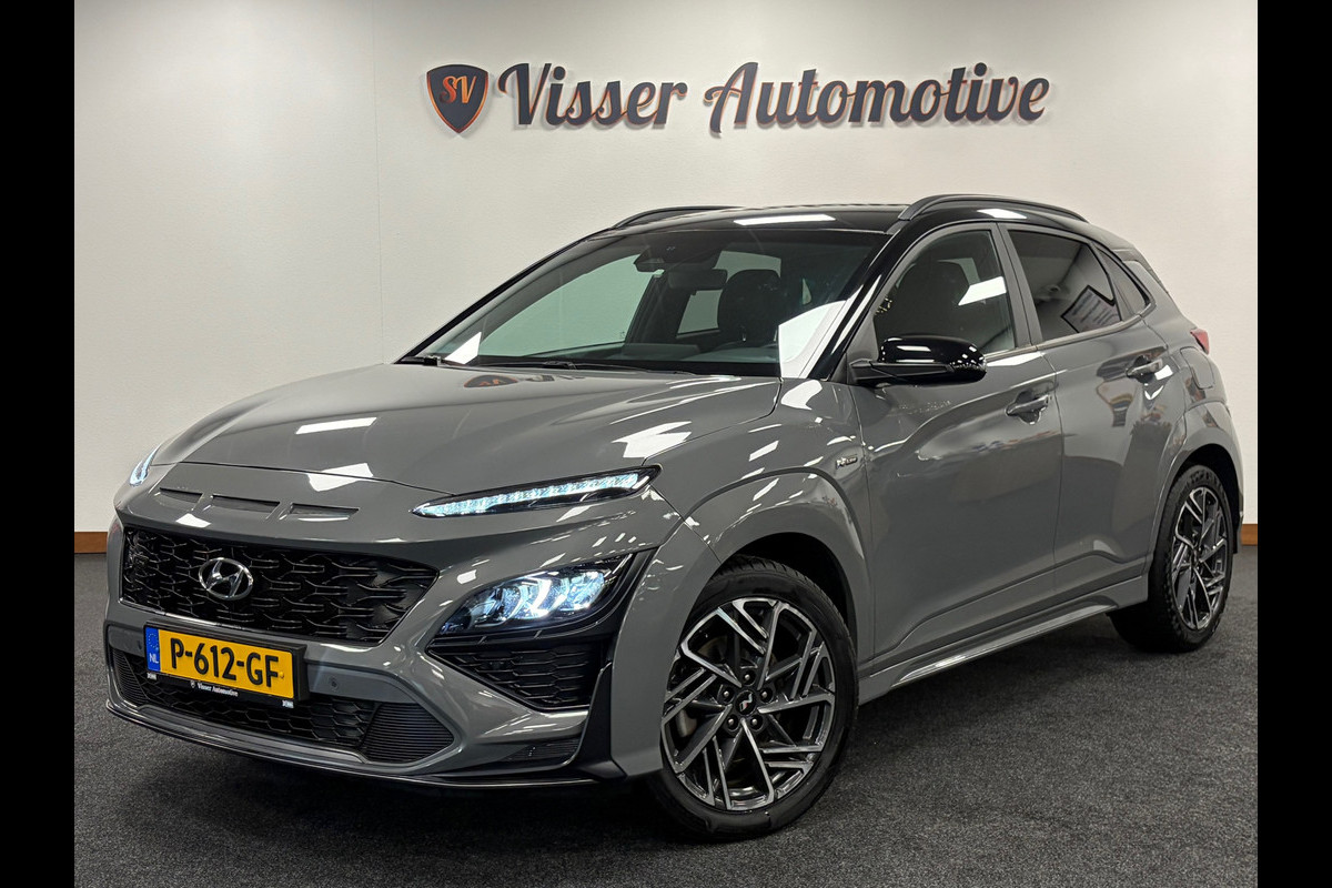 Hyundai Kona 1.0 T-GDI*N-Line*MHEV*Nardo-Gray*NAP*Stoelverwaring*Trekhaak*Camera*