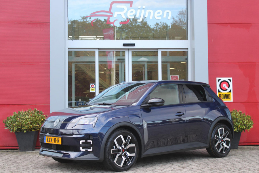 Renault 5 COMFORT RANGE TECHNO 150PK 52 kWh *NIEUWE AUTO!* | PACK WINTER TECHNO: (ELEKTRISCH VERWARMBARE VOORSTOELEN, ELEKTRISCH VERWARMBAAR STUURWIEL, BESTUUDERSSTOEL MET ELEKTRSCH VERSTELBARE LENDESTEUN, IN HOOGTE VERSTELBARE PASSAGIERSSTOEL) | LICHTMETALEN VELGEN 18" | ADAPTIVE CRUISE CONTROL | FULL LED KOPLAMPEN MET FRANSE VLAG | ELEKTRTISCH INKLABARE EN VERWARMBARE BUITENSPIEGELS | ACHTERUITRIJ CAMERA | SFEER VERLICHTING | GOOGLE MAPS NAVIGATIE | DRAADLOZE TELEFOONLADER | PRIVACY GLASS | 100KW SNELLAAD FUNCTIE | DRAADLOZE APPLE CARPLAY/ANDROID AUTO | DAB+ RADIO | SFEER VERL