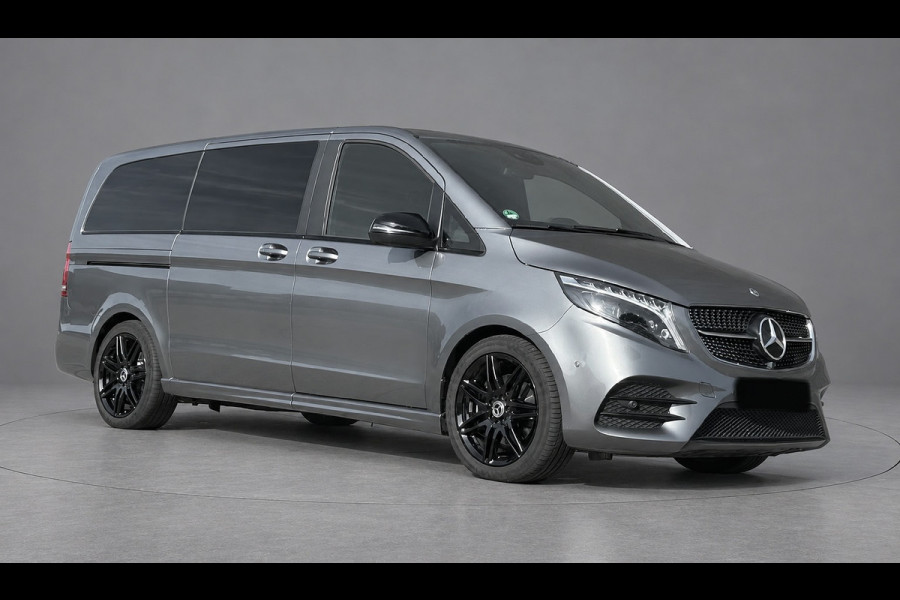 Mercedes-Benz V-Klasse 300d L2 AMG Edition 360 Camera, Cruise, Carplay, Stoelverkoeling, Burmester, Stoelverwarming, Trekhaak, 240pk, Automaat, Leder, Uniek!