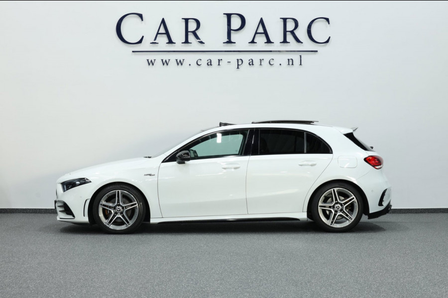 Mercedes-Benz A-Klasse 200 AMG Line LED/VIRTUAL/SFEER/PANORAMADAK/LEER+S.VERWARMING+MEMORY/360/LINE/ACC/ECC/12 MDN GARANTIE!
