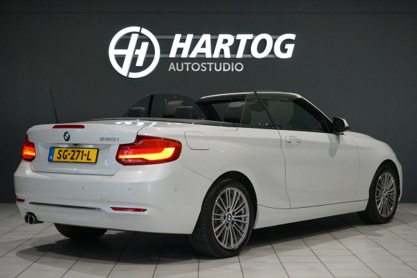 BMW 2 Serie Cabrio 220i High Executive + CAMERA / LEDER / STOELVERWARMING / GROOT SCHERM