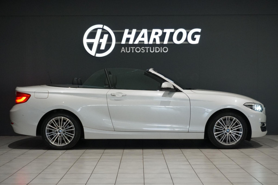 BMW 2 Serie Cabrio 220i High Executive + CAMERA / LEDER / STOELVERWARMING / GROOT SCHERM