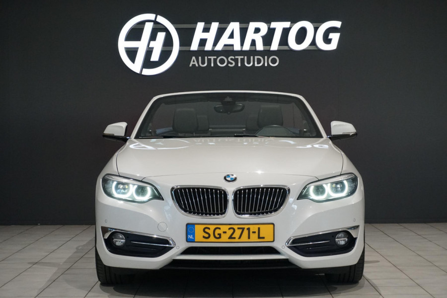 BMW 2 Serie Cabrio 220i High Executive + CAMERA / LEDER / STOELVERWARMING / GROOT SCHERM