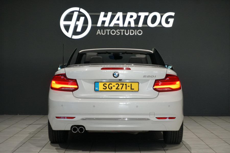 BMW 2 Serie Cabrio 220i High Executive + CAMERA / LEDER / STOELVERWARMING / GROOT SCHERM
