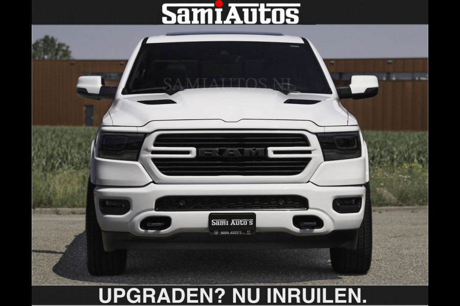 Dodge Ram SPORT V8 5.7 402PK | €69950,- excl | Krachtige Hemi | Panorama Dak | 12' Scherm Comfortabele Dubbele Cabine met Royale 5 Zitplaatsen | NIEUW EN BPM vrij | Nu Leverbaar uit Voorraad | Nr 2529 - 1277 | De specialist in Amerikaanse pick‑ups in Nederland en Europa.
