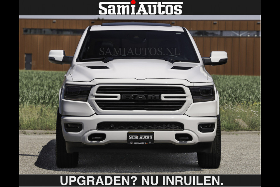 Dodge Ram SPORT V8 5.7 402PK | €69950,- excl | Krachtige Hemi | Panorama Dak | 12' Scherm Comfortabele Dubbele Cabine met Royale 5 Zitplaatsen | NIEUW EN BPM vrij | Nu Leverbaar uit Voorraad | Nr 2529 - 1277 | De specialist in Amerikaanse pick‑ups in Nederland en Europa.