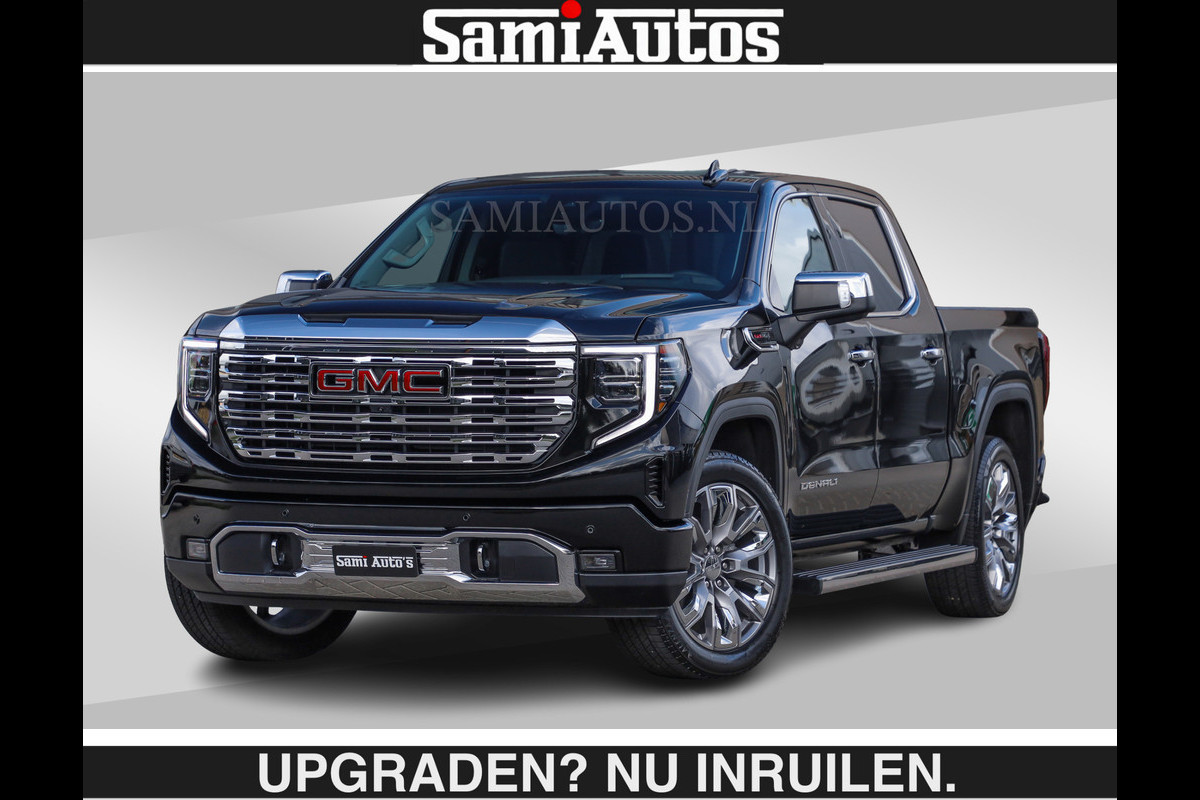 GMC Sierra DENALI | All-In Prijs | 6,2 V8 Full Option €79950,- excl | De Meest Luxe Pick-Up in zijn Klasse | Comfortabele Dubbele Cabine met Royale 5 Zitplaatsen | BPM vrij | Nu Leverbaar uit Voorraad | Voorraad Nr 2058 | De specialist in Amerikaanse pick‑ups in Nederland en Europa.