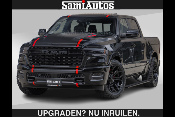 Dodge Ram LIMITED H.O 540PK | Massage + Full Option €84950,- excl | De Meest Luxe en Volle Pick-Up in zijn Klasse | Comfortabele Dubbele Cabine met Royale 5 Zitplaatsen | BPM vrij | Nu Leverbaar uit Voorraad | Voorraad Nr 2326 - 5169 | De specialist in Amerikaanse pick‑ups in Nederland en Europa.