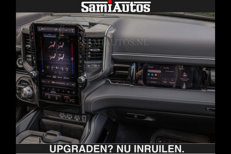 Dodge Ram LIMITED H.O 540PK | Massage + Full Option €84950,- excl | De Meest Luxe en Volle Pick-Up in zijn Klasse | Comfortabele Dubbele Cabine met Royale 5 Zitplaatsen | BPM vrij | Nu Leverbaar uit Voorraad | Voorraad Nr 2326 - 5169 | De specialist in Amerikaanse pick‑ups in Nederland en Europa.