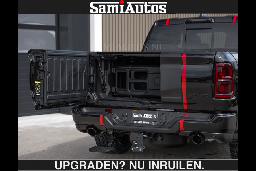 Dodge Ram LIMITED H.O 540PK | Massage + Full Option €84950,- excl | De Meest Luxe en Volle Pick-Up in zijn Klasse | Comfortabele Dubbele Cabine met Royale 5 Zitplaatsen | BPM vrij | Nu Leverbaar uit Voorraad | Voorraad Nr 2326 - 5169 | De specialist in Amerikaanse pick‑ups in Nederland en Europa.