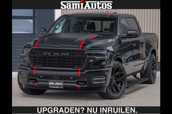 Dodge Ram LIMITED H.O 540PK | Massage + Full Option €84950,- excl | De Meest Luxe en Volle Pick-Up in zijn Klasse | Comfortabele Dubbele Cabine met Royale 5 Zitplaatsen | BPM vrij | Nu Leverbaar uit Voorraad | Voorraad Nr 2326 - 5169 | De specialist in Amerikaanse pick‑ups in Nederland en Europa.