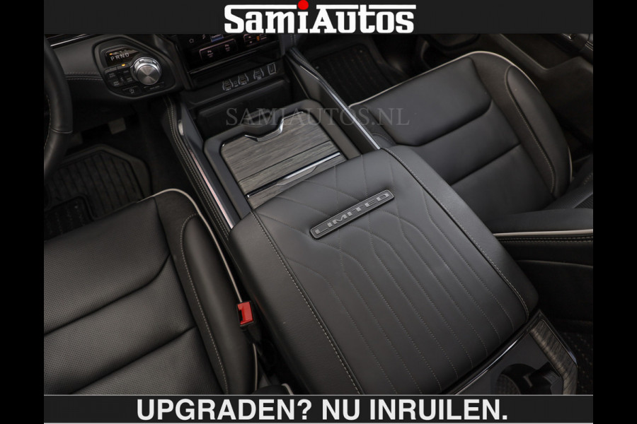Dodge Ram LIMITED H.O 540PK | Massage + Full Option €84950,- excl | De Meest Luxe en Volle Pick-Up in zijn Klasse | Comfortabele Dubbele Cabine met Royale 5 Zitplaatsen | BPM vrij | Nu Leverbaar uit Voorraad | Voorraad Nr 2326 - 5169 | De specialist in Amerikaanse pick‑ups in Nederland en Europa.
