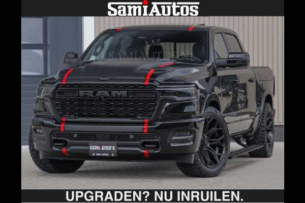 Dodge Ram LIMITED H.O 540PK | Massage + Full Option €84950,- excl | De Meest Luxe en Volle Pick-Up in zijn Klasse | Comfortabele Dubbele Cabine met Royale 5 Zitplaatsen | BPM vrij | Nu Leverbaar uit Voorraad | Voorraad Nr 2326 - 5169 | De specialist in Amerikaanse pick‑ups in Nederland en Europa.