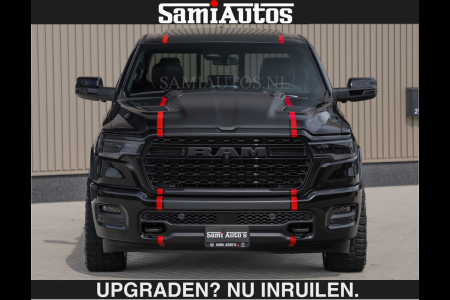 Dodge Ram LIMITED H.O 540PK | Massage + Full Option €84950,- excl | De Meest Luxe en Volle Pick-Up in zijn Klasse | Comfortabele Dubbele Cabine met Royale 5 Zitplaatsen | BPM vrij | Nu Leverbaar uit Voorraad | Voorraad Nr 2326 - 5169 | De specialist in Amerikaanse pick‑ups in Nederland en Europa.