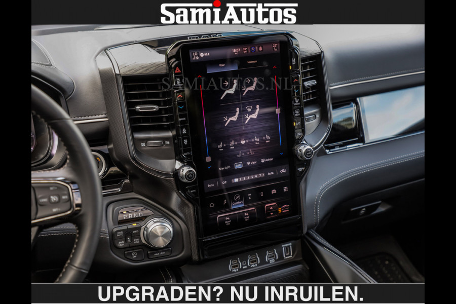 Dodge Ram LIMITED H.O 540PK | Massage + Full Option €84950,- excl | De Meest Luxe en Volle Pick-Up in zijn Klasse | Comfortabele Dubbele Cabine met Royale 5 Zitplaatsen | BPM vrij | Nu Leverbaar uit Voorraad | Voorraad Nr 2326 - 5169 | De specialist in Amerikaanse pick‑ups in Nederland en Europa.