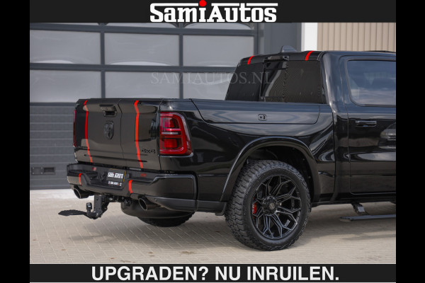 Dodge Ram LIMITED H.O 540PK | Massage + Full Option €84950,- excl | De Meest Luxe en Volle Pick-Up in zijn Klasse | Comfortabele Dubbele Cabine met Royale 5 Zitplaatsen | BPM vrij | Nu Leverbaar uit Voorraad | Voorraad Nr 2326 - 5169 | De specialist in Amerikaanse pick‑ups in Nederland en Europa.