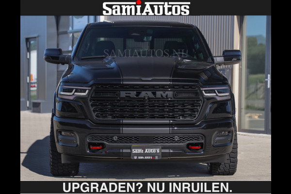 Dodge Ram De Meest Luxe en Volle Pick-Up in zijn Klasse €84950,- excl | Limited H.O 540HP 706Nm | Massage + Full Option | Comfortabele Dubbele Cabine met Royale 5 Zitplaatsen | BPM vrij | Nu Leverbaar uit Voorraad | Voorraad Nr 2304 - 8540 | De specialist in Amerikaanse pick‑ups in Nederland en Europa.