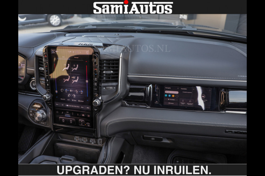 Dodge Ram De Meest Luxe en Volle Pick-Up in zijn Klasse €84950,- excl | Limited H.O 540HP 706Nm | Massage + Full Option | Comfortabele Dubbele Cabine met Royale 5 Zitplaatsen | BPM vrij | Nu Leverbaar uit Voorraad | Voorraad Nr 2304 - 8540 | De specialist in Amerikaanse pick‑ups in Nederland en Europa.