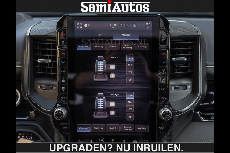 Dodge Ram De Meest Luxe en Volle Pick-Up in zijn Klasse €84950,- excl | Limited H.O 540HP 706Nm | Massage + Full Option | Comfortabele Dubbele Cabine met Royale 5 Zitplaatsen | BPM vrij | Nu Leverbaar uit Voorraad | Voorraad Nr 2304 - 8540 | De specialist in Amerikaanse pick‑ups in Nederland en Europa.