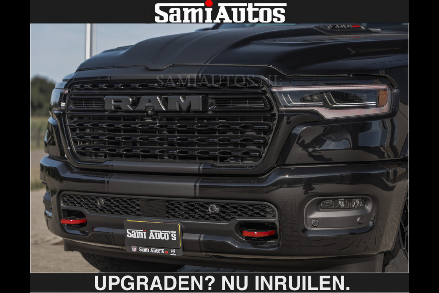 Dodge Ram De Meest Luxe en Volle Pick-Up in zijn Klasse €84950,- excl | Limited H.O 540HP 706Nm | Massage + Full Option | Comfortabele Dubbele Cabine met Royale 5 Zitplaatsen | BPM vrij | Nu Leverbaar uit Voorraad | Voorraad Nr 2304 - 8540 | De specialist in Amerikaanse pick‑ups in Nederland en Europa.